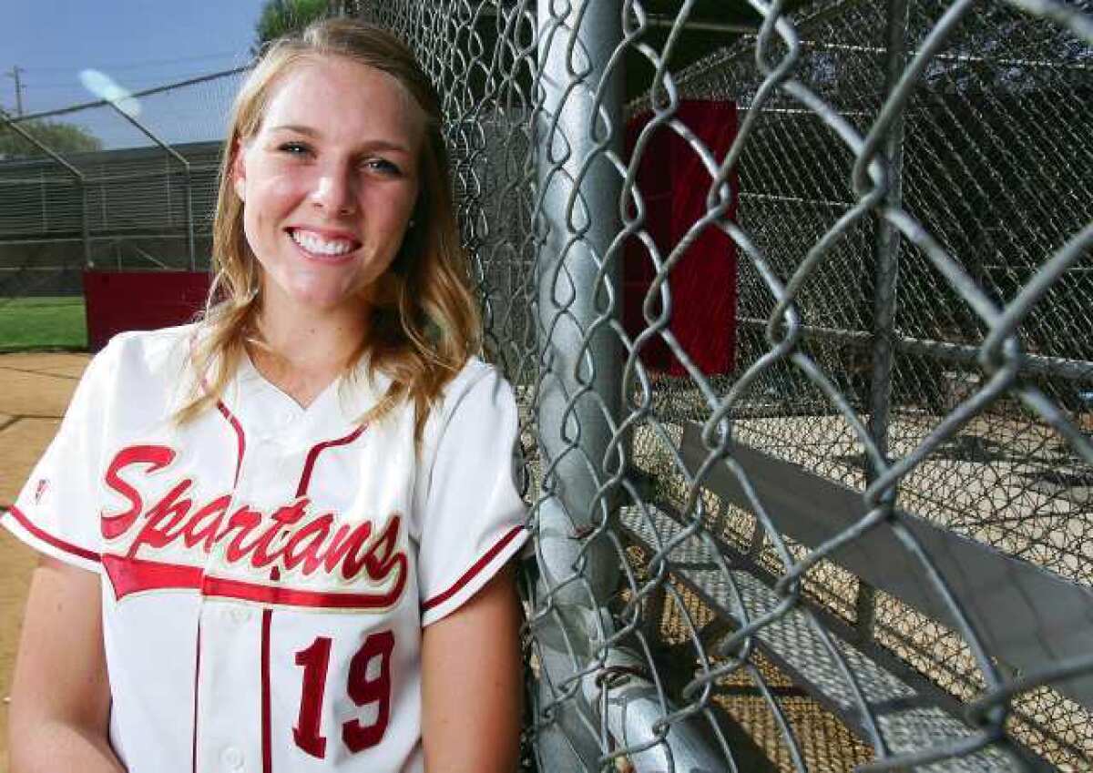 Lauren Cox is the 2012 All-Area Softball Player of the Year.