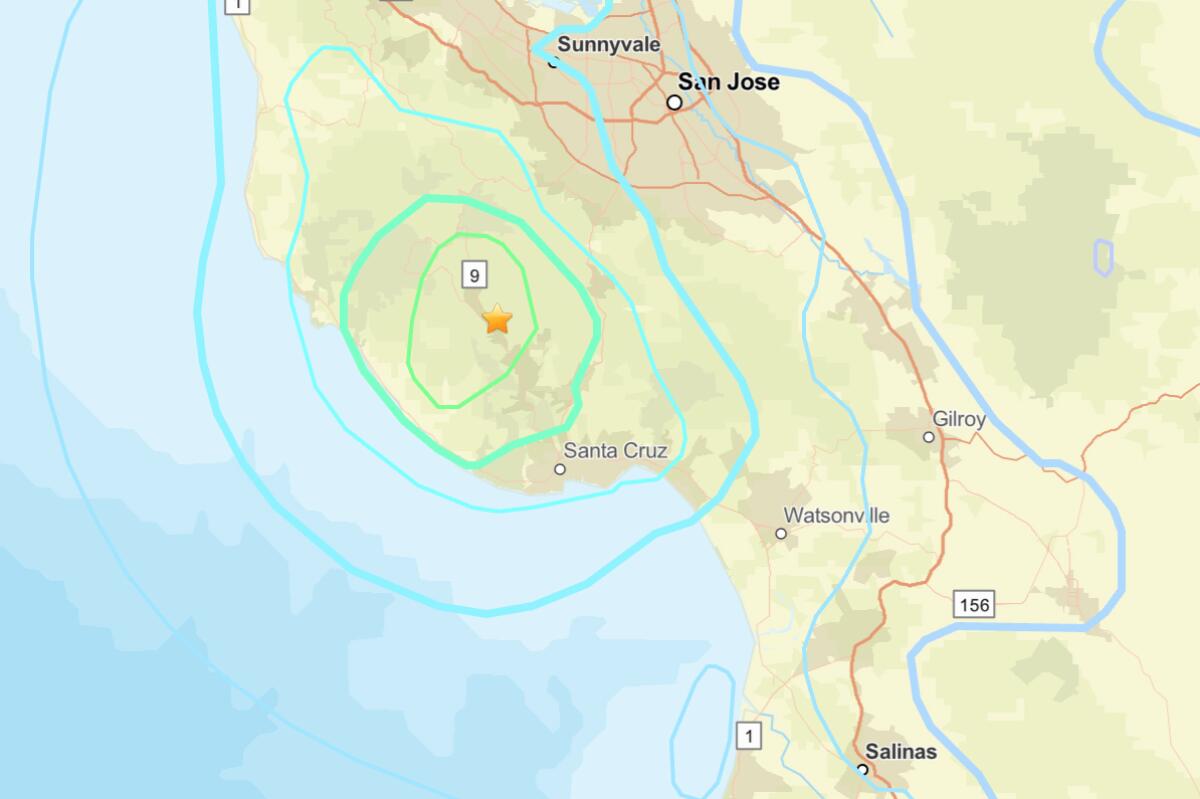 Earthquake jolts Northern California. 'We can expect aftershocks,' USGS ...