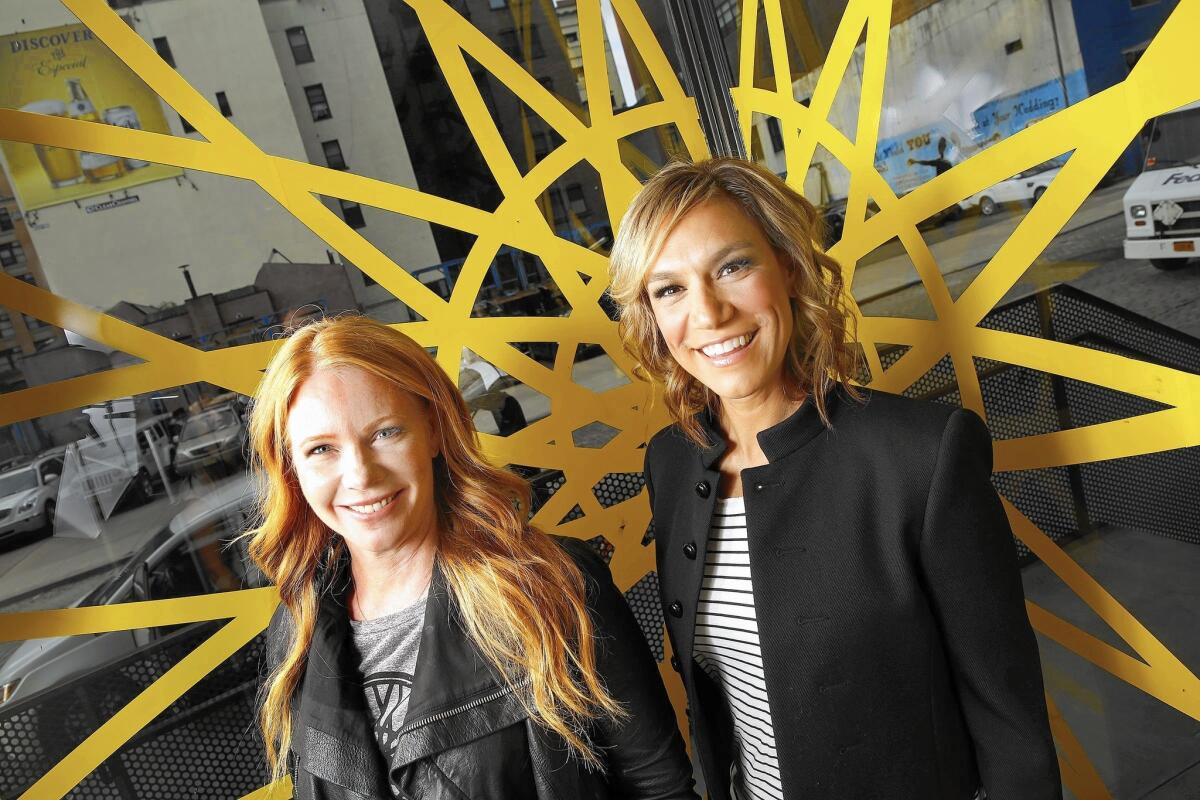 Elizabeth Cutler, 48, left, and Julie Rice, 45, co-founded SoulCycle, a chain of cycling gyms that offers pay-per-class luxury exercise.