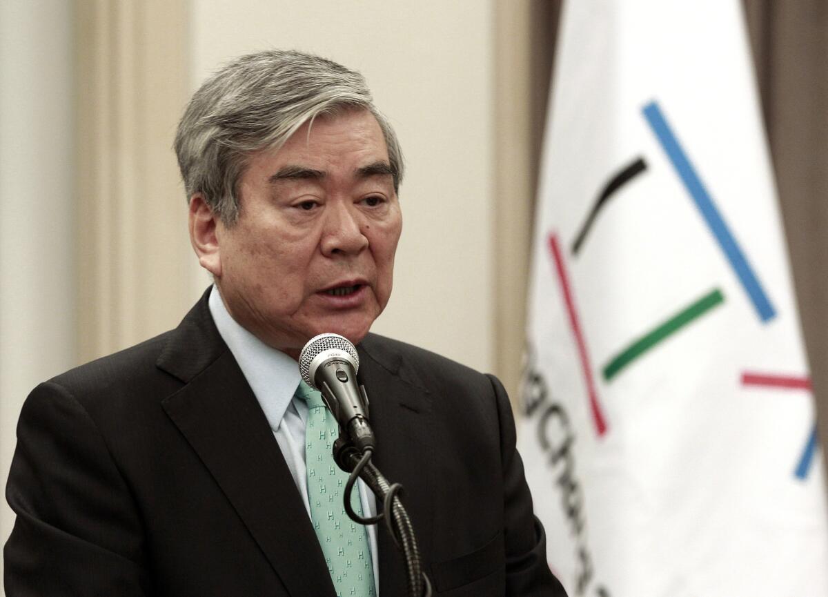 Cho Yang-ho took control of the 2018 Winter Games organizing committee last month amid construction delays and questions about a government audit.