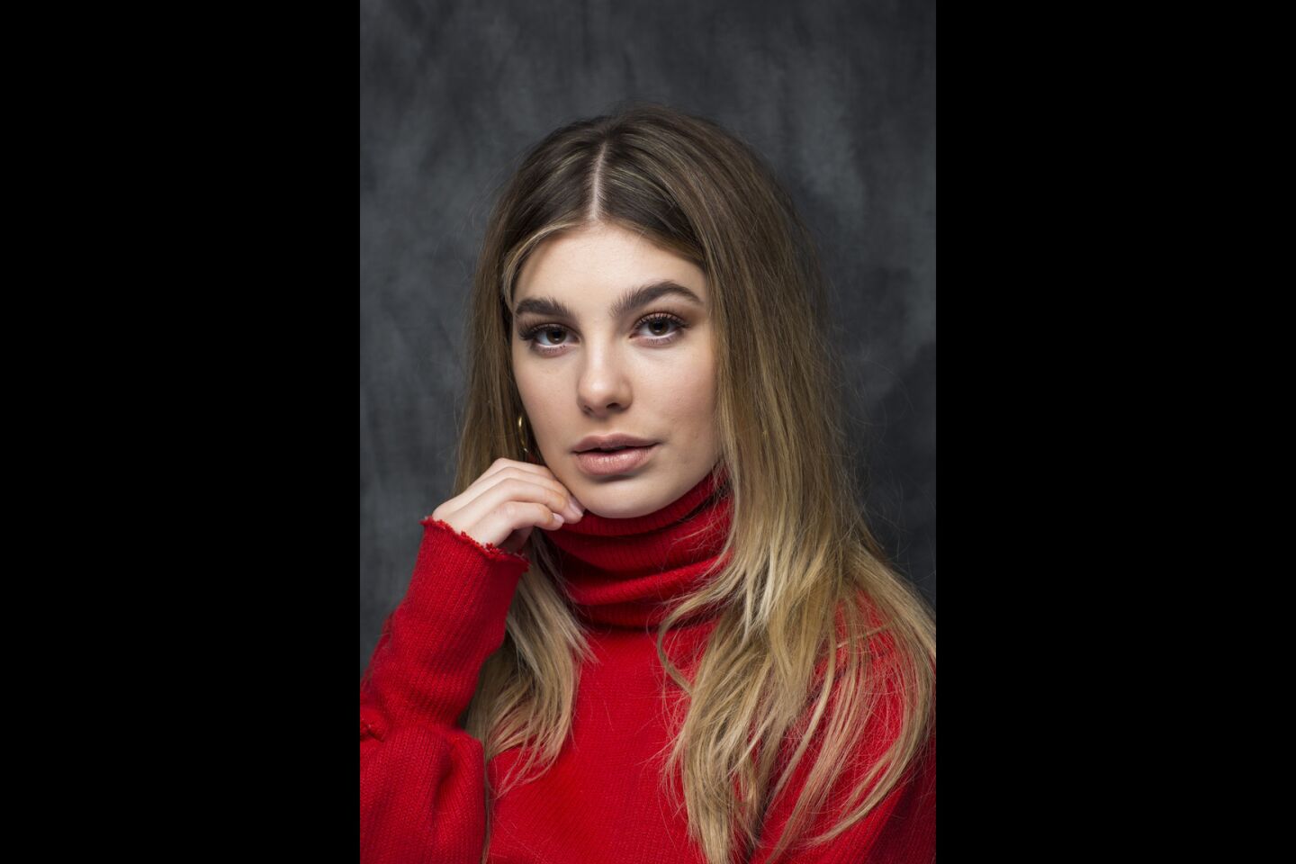 Actress Cami Morrone, from the film "Never Goin' Back."