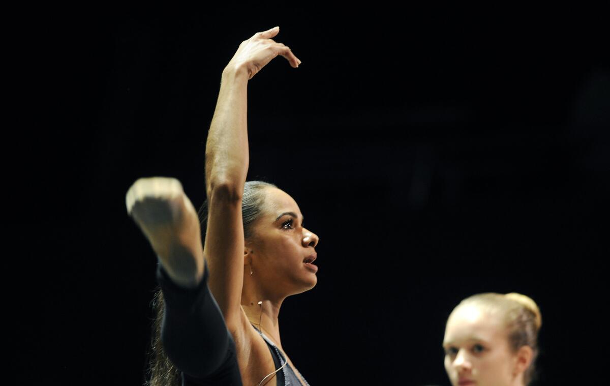 American Ballet Theatre Principal dancer Misty Copeland teaches a master class in 2015.