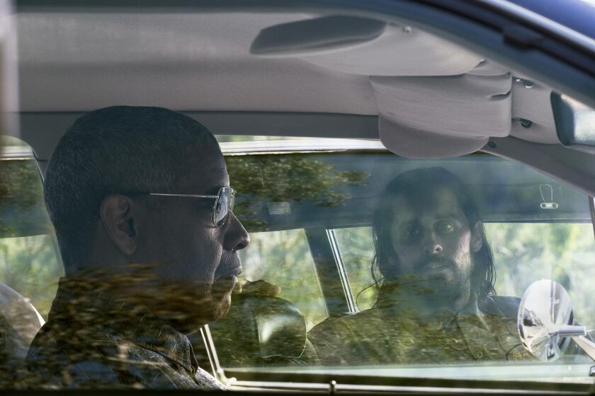 (L-r) DENZEL WASHINGTON as Joe “Deke” Deacon and JARED LETO as Albert Sparma and in Warner Bros. Pictures’ psychological thriller “THE LITTLE THINGS,” a Warner Bros. Pictures release.