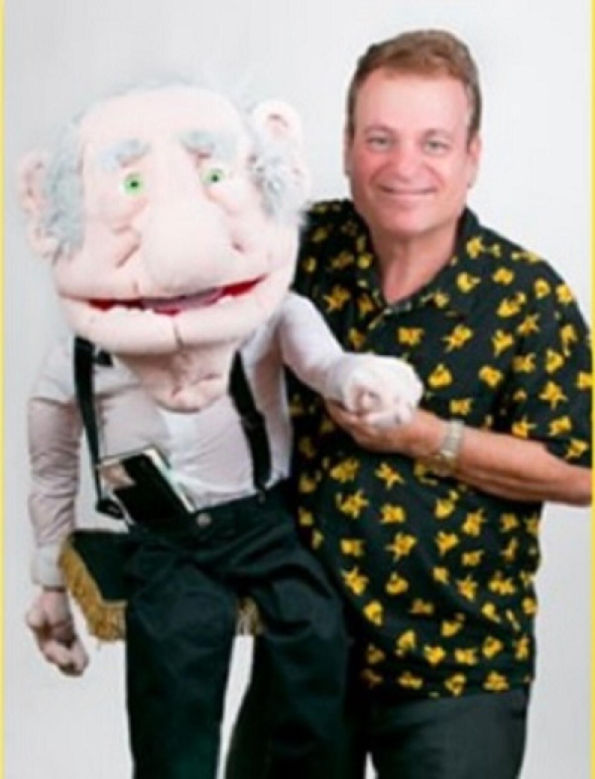 Ventriloquist and puppeteer Joe Gandelman will perform at the Point Loma/Hervey Library on Thursday, June 29.