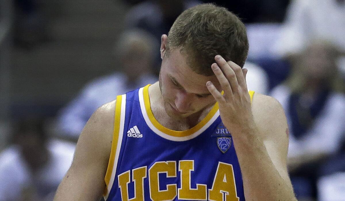 UCLA's Bryce Alford in the final minutes of a tough game against California on Thursday.