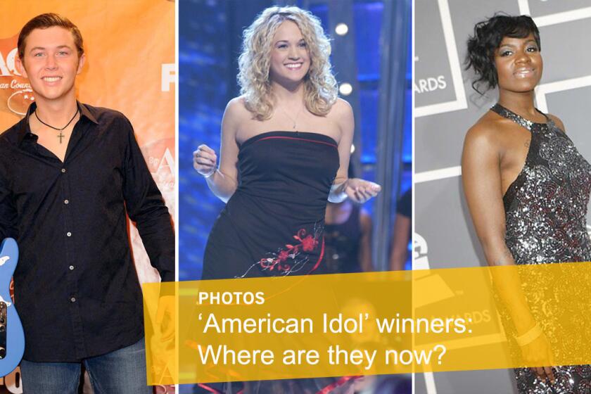 Fox has announced that "American Idol" will go off the air after its 15th season next spring. Here's a look back at the "Idol" winners over the years and what they're up to now. Shown from left: Scotty McCreery, Carrie Underwood, Fantasia Barrino