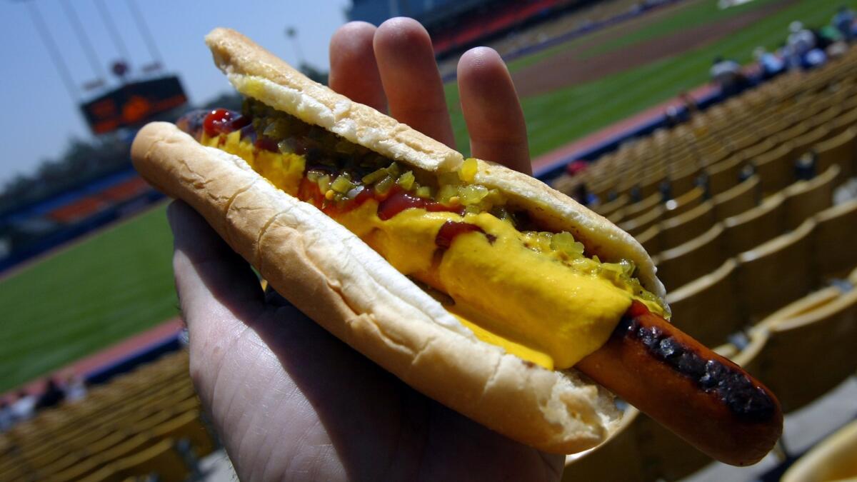 Dodger Stadium fare: Next-level Doyer Dogs and a michelada