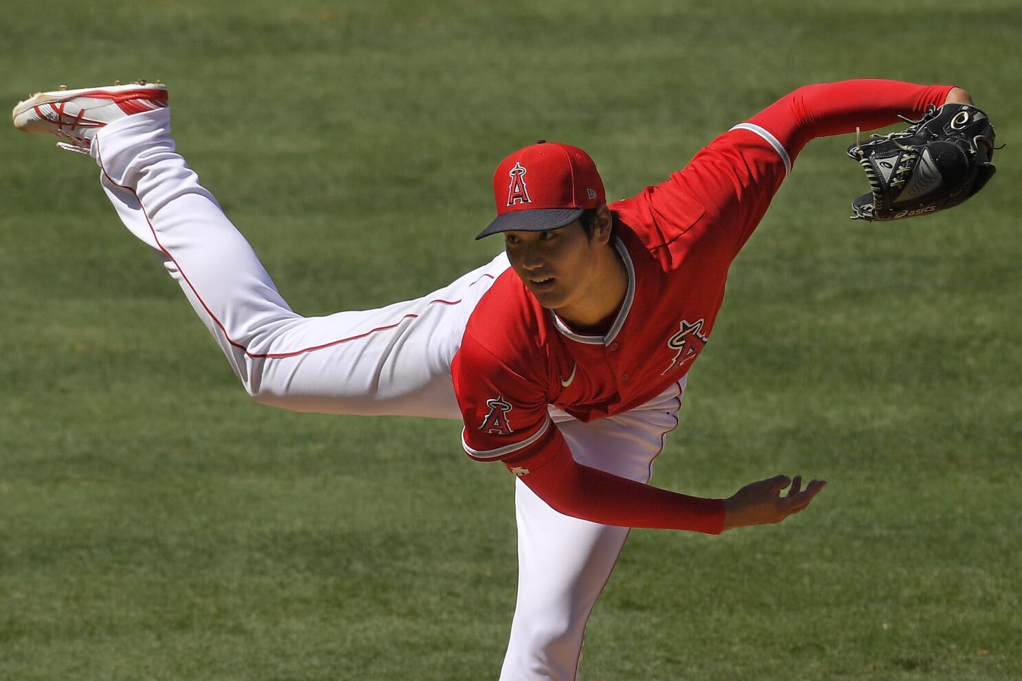 Middleton and Ohtani were working out together in Anaheim today