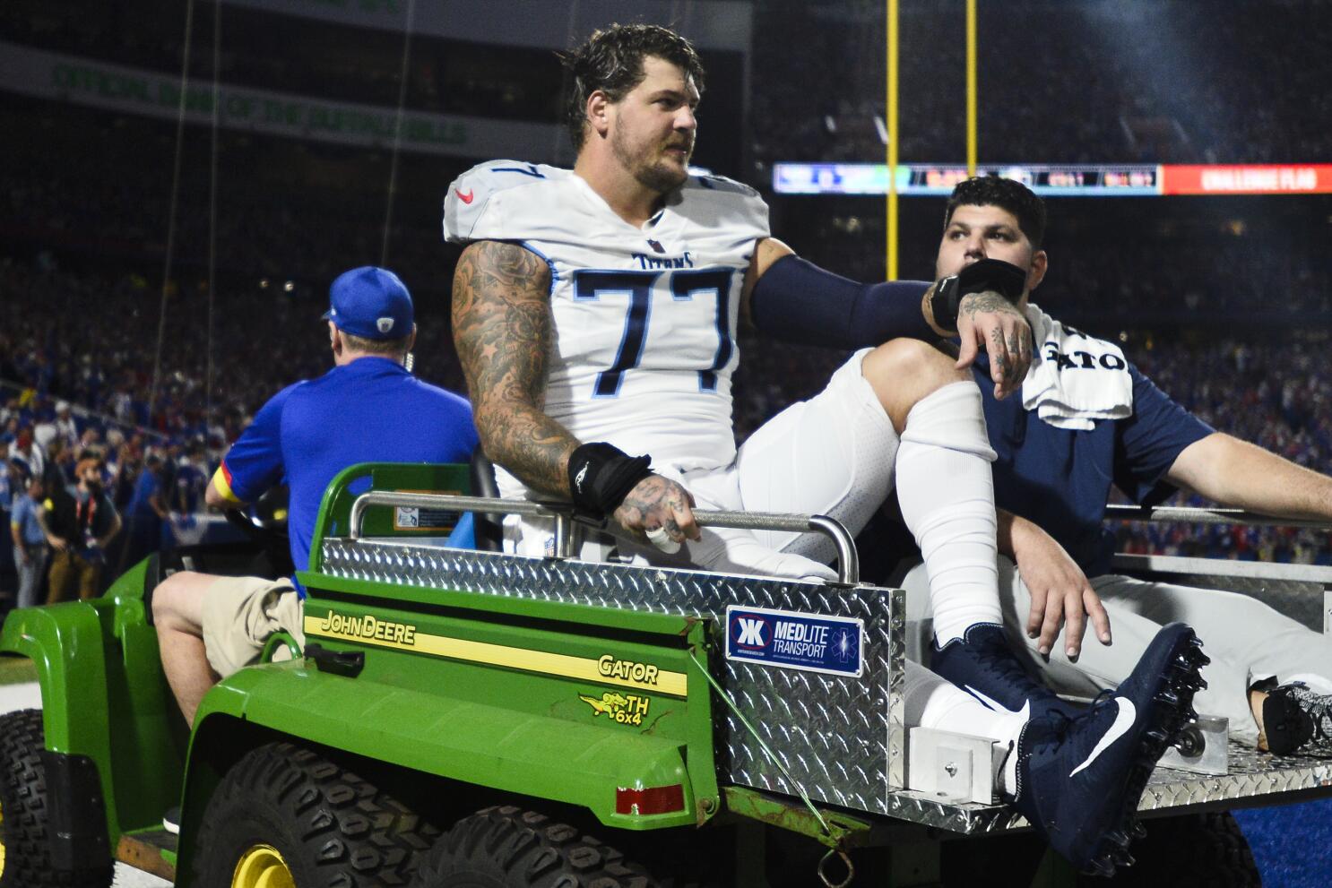 Titans' Taylor Lewan, Bud Dupree sit out practice - The San Diego  Union-Tribune