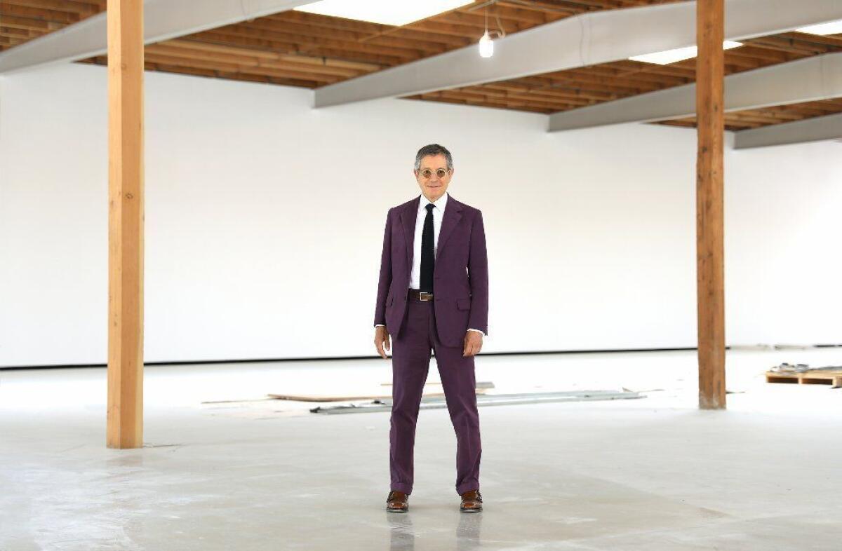 Jeffrey Deitch, the former MOCA director, has returned to Los Angeles from New York.