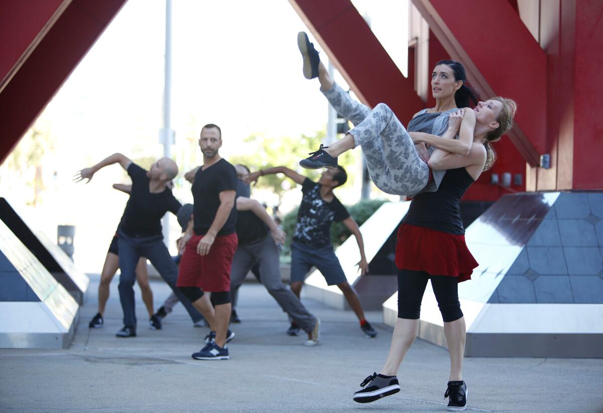 A photo of San Diego Dance Theatre's annual Trolley Dances