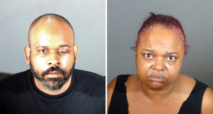 Umeir Hawkins and Sabrina Carter