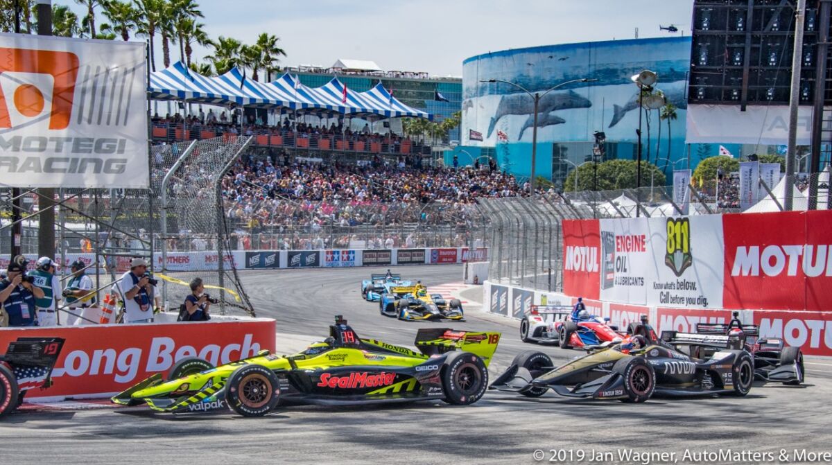 The IndyCars will look different in Long Beach this year.