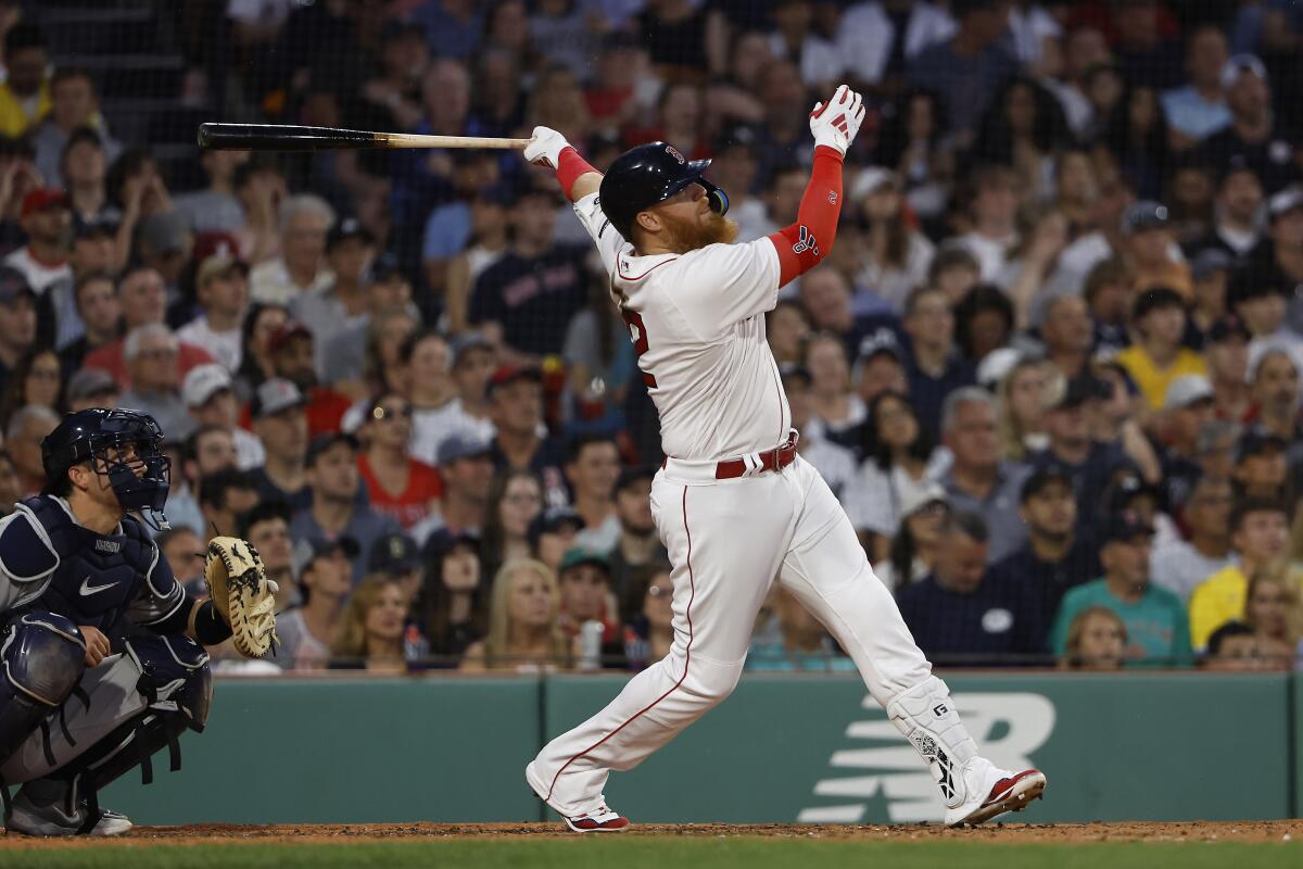 Turner hits a grand slam, has 6 RBIs to power the Red Sox past the Yankees,  15-5 - The San Diego Union-Tribune