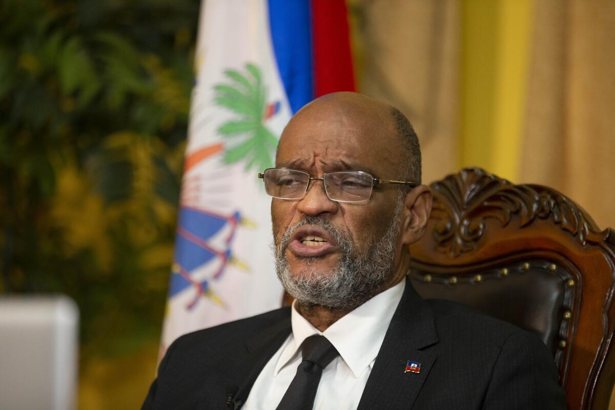 Haiti's Prime Minister Ariel Henry 