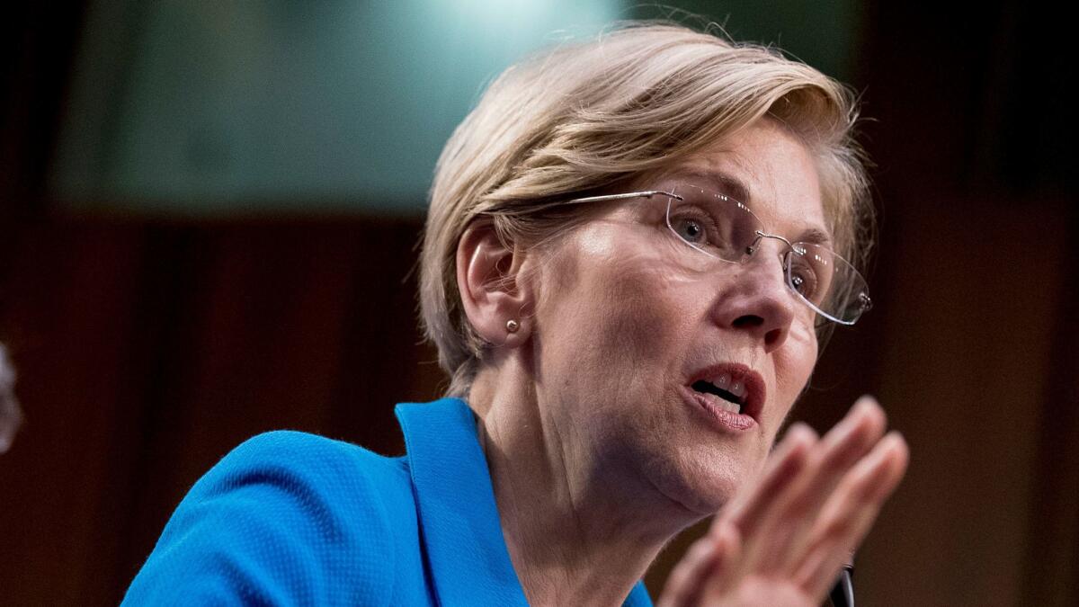 Sen. Elizabeth Warren (D-Mass.) and a dozen other Democrats introduced a bill in response to the Equifax data breach.