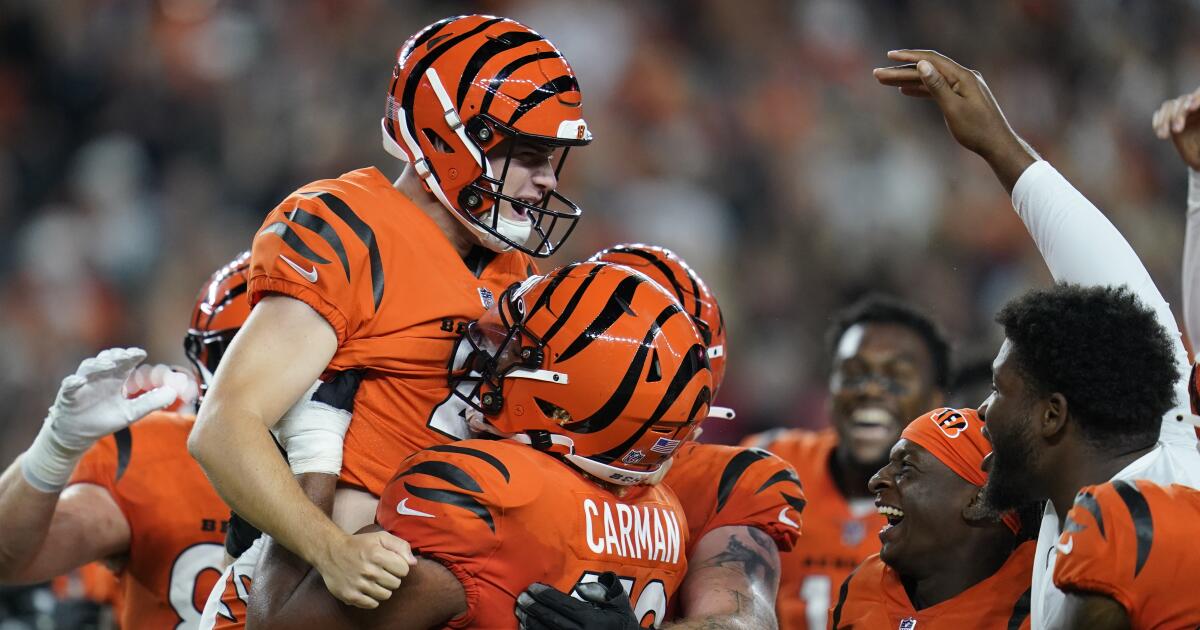 Bengals sell out McPherson jerseys after game-winning kick