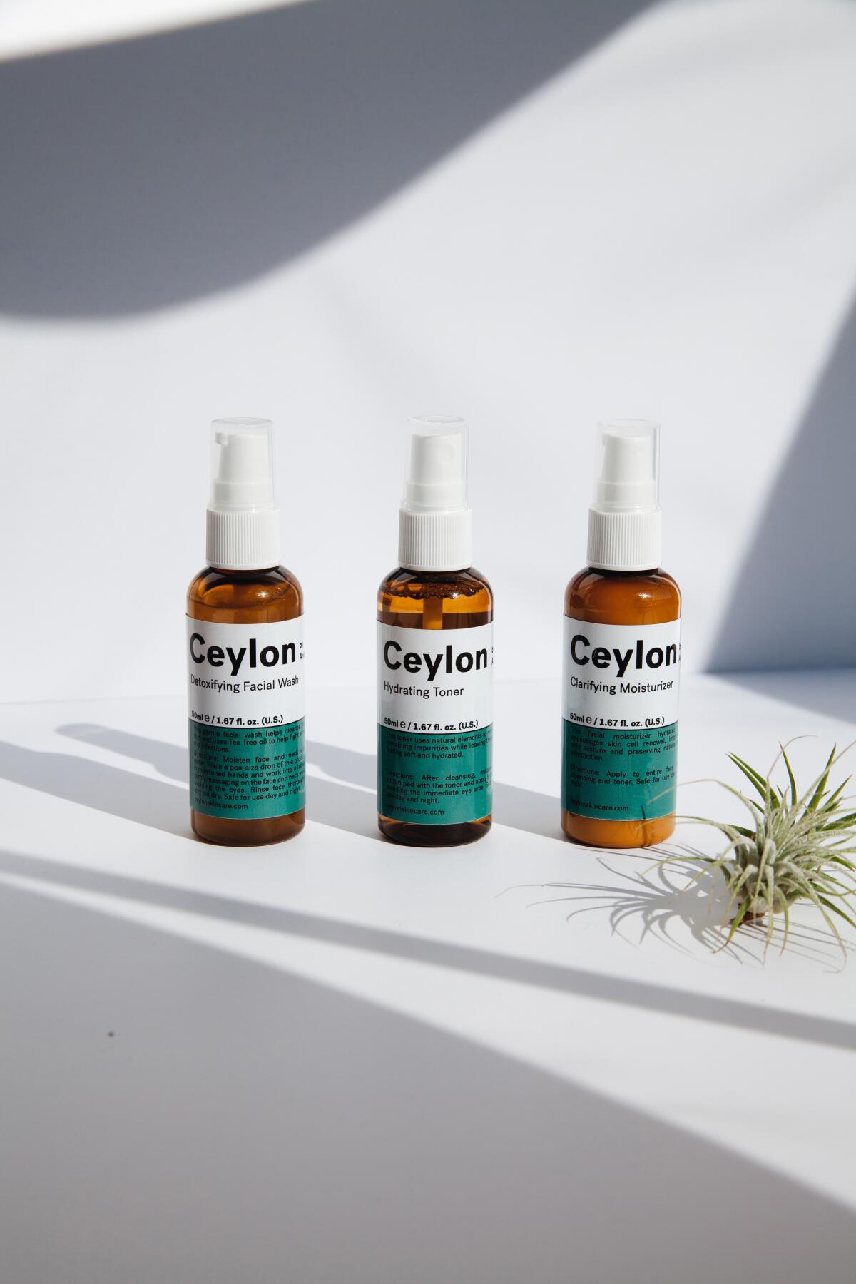 Skincare from Ceylon, a line specifically for men of color.
