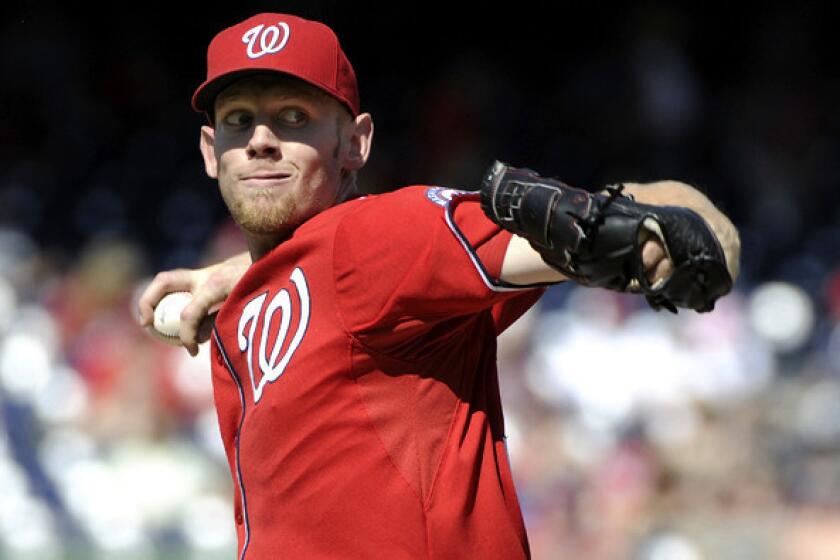 Former top draft pick Stephen Strasburg could be the ace of the National League's best pitching rotation this season.