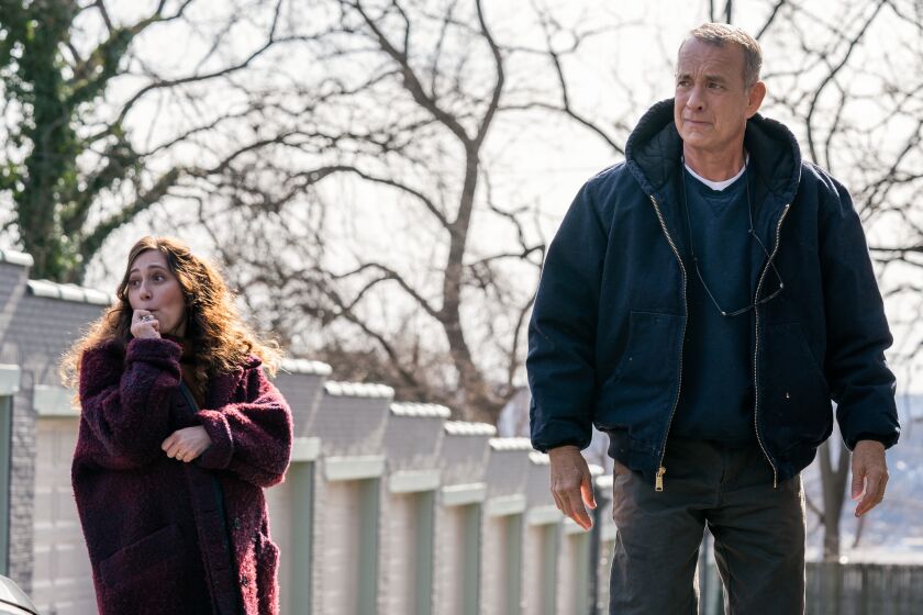 Mariana Trevino and Tom Hanks star in Columbia Pictures A MAN CALLED OTTO. photo by: Niko Tavernise
