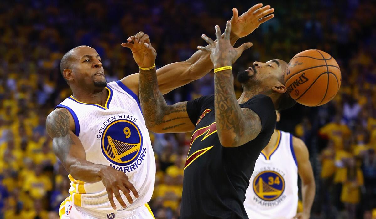 Even though starters play heavy minutes in the finals, this used to be a huge edge for the Warriors. But Andre Iguodala (pictured) has slipped a bit of late, even though he owns a finals MVP trophy in a series that featured Curry and James. Williams and Korver have boosted the Cavaliers' production but mostly at the offensive end. Shaun Livingston adds to the large defensive edge the Warriors have.