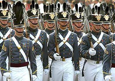 Cadets from the U.S. Military Academy at West Point
