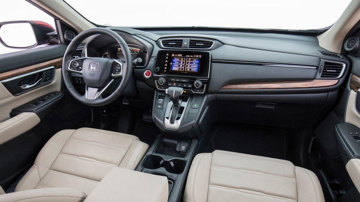 The 2017 CR-V features the spare, sensible interior common to all Hondas. (Honda)