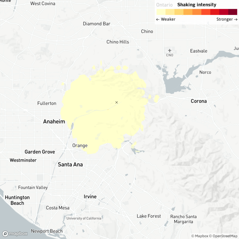 Magnitude 3.1 earthquake shakes Anaheim area Los Angeles Times