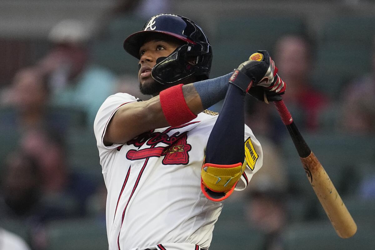 Atlanta's Ronald Acuña Jr. unanimous NL Most Valuable Player after  41-homer, 73-steal season - The Sumter Item