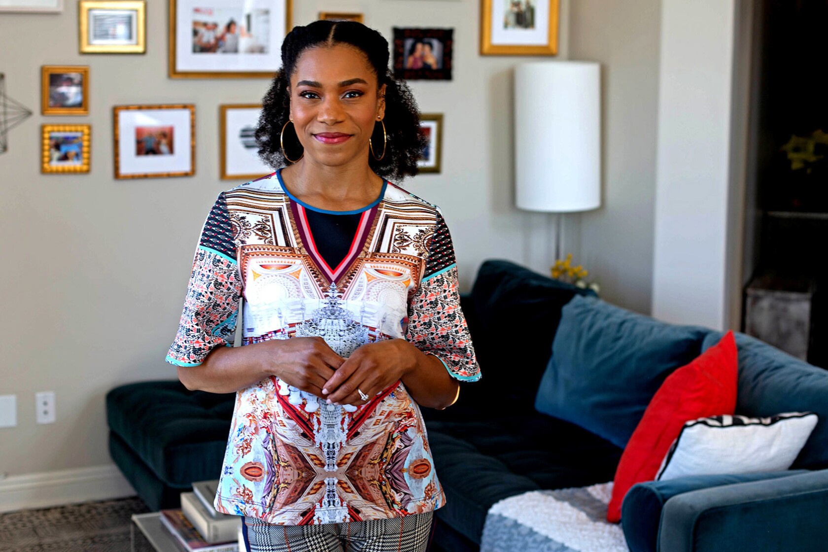 My Favorite Room Actress Kelly Mccreary S Living Room