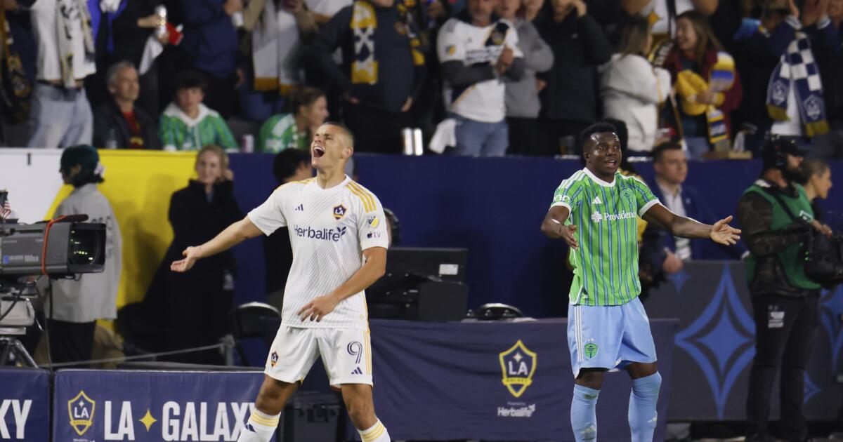 Dejan Joveljic'in golü Sounders'ı yenerek Galaxy'yi MLS Kupası finaline gönderdi