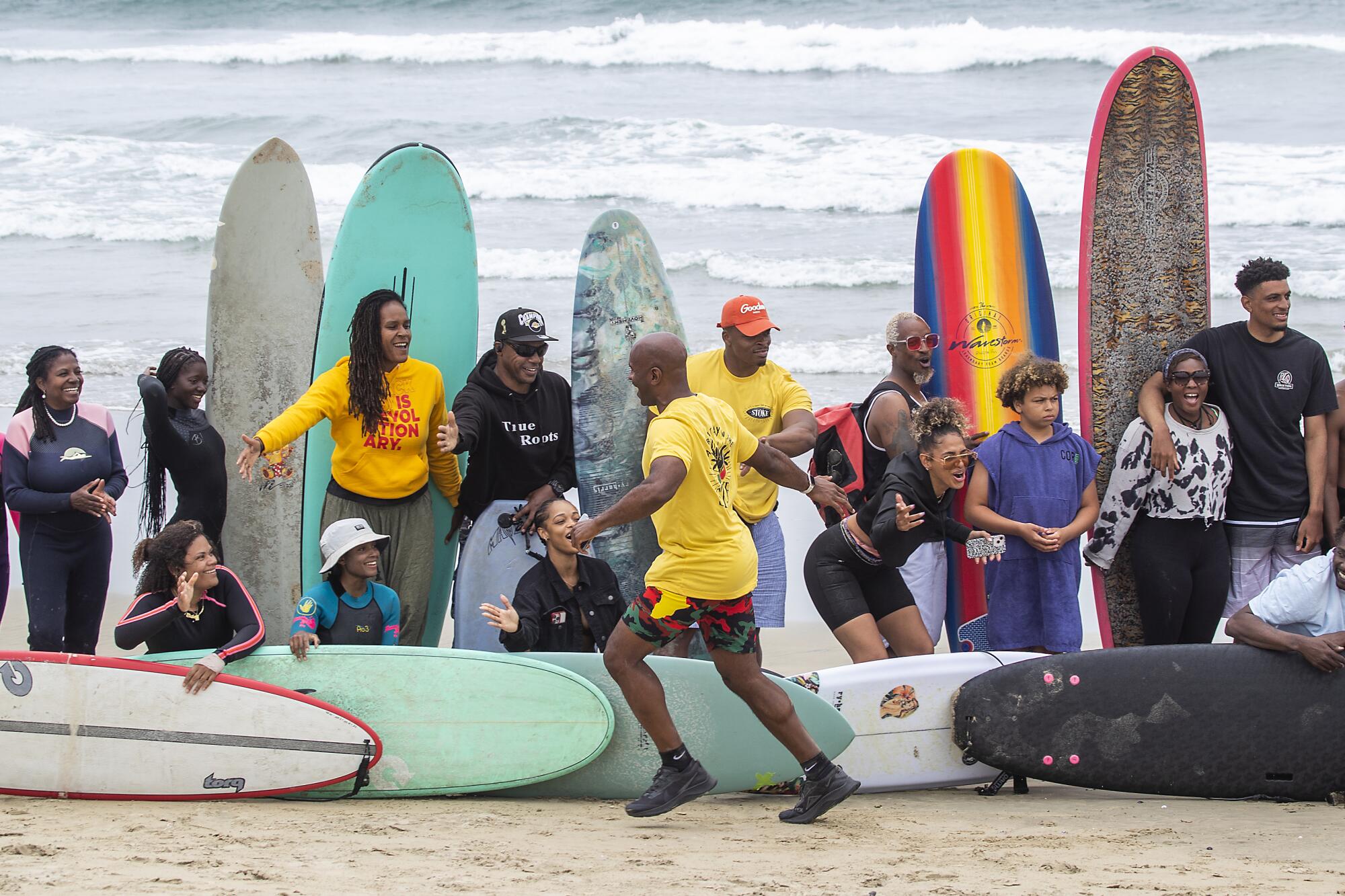 Black surfers find rejuvenation at 'A Great Day in the Stoke' - Los Angeles  Times