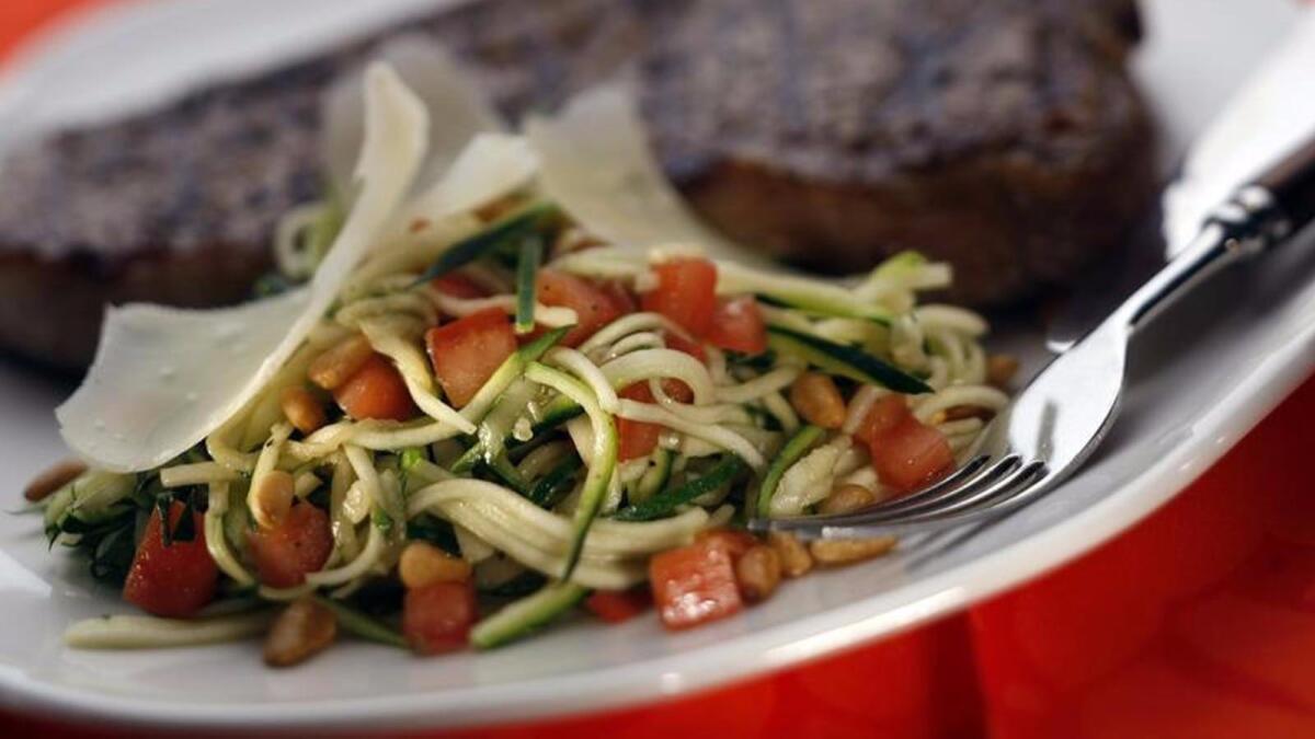 Zucchini slaw.