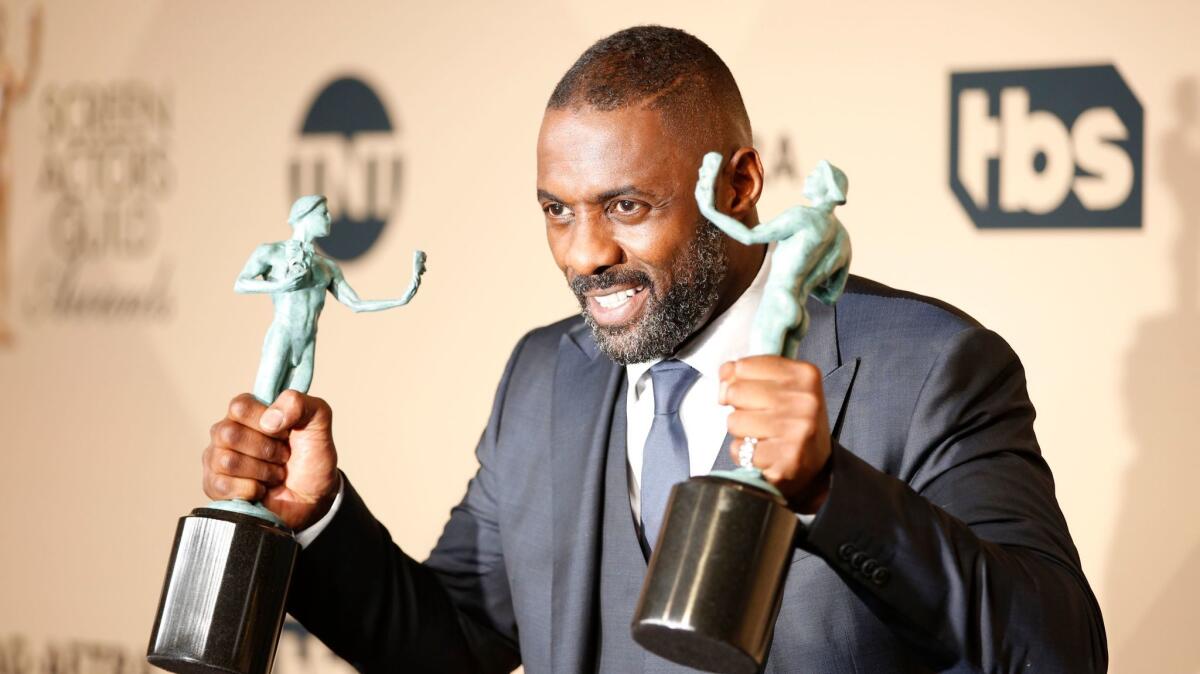 Screen actors Guild: Idris Elba won two awards in January in the awards that honor film and TV work.