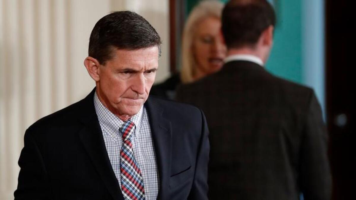 Former national security advisor Michael Flynn.