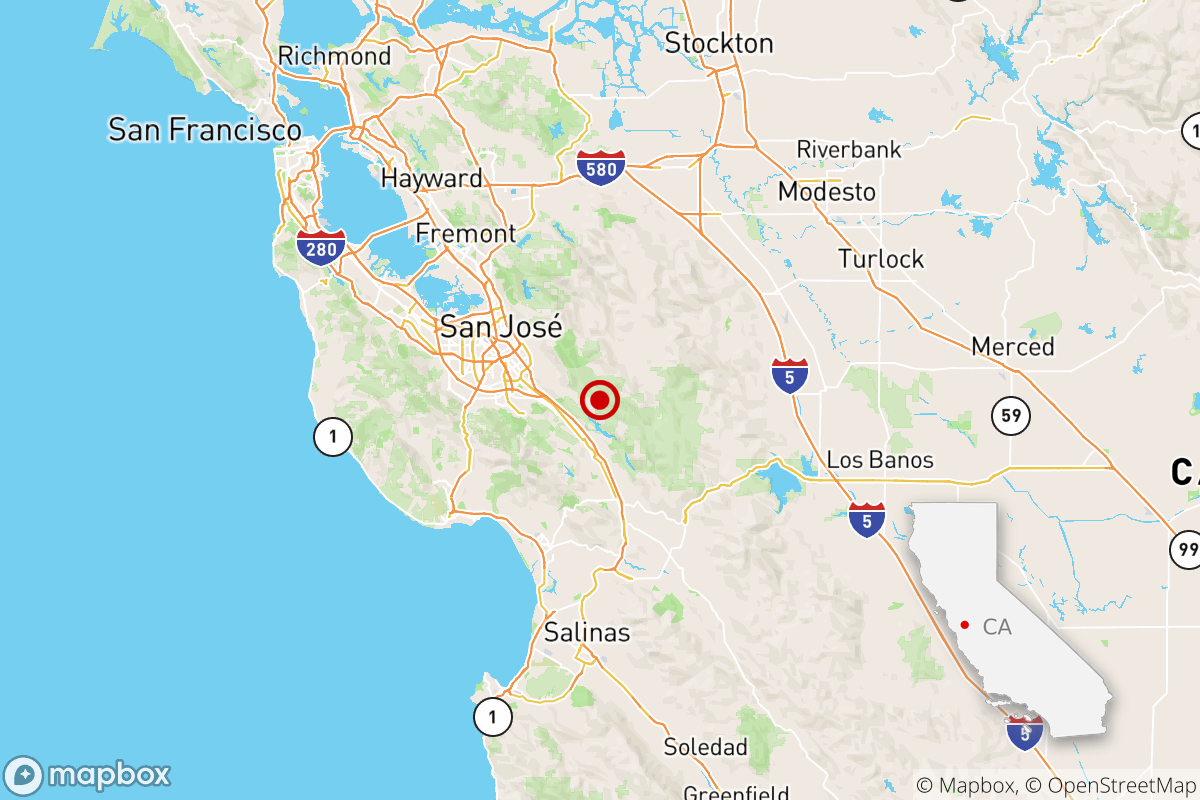 A magnitude 3.4 earthquake was reported Sunday morning one mile from San Jose, Calif.