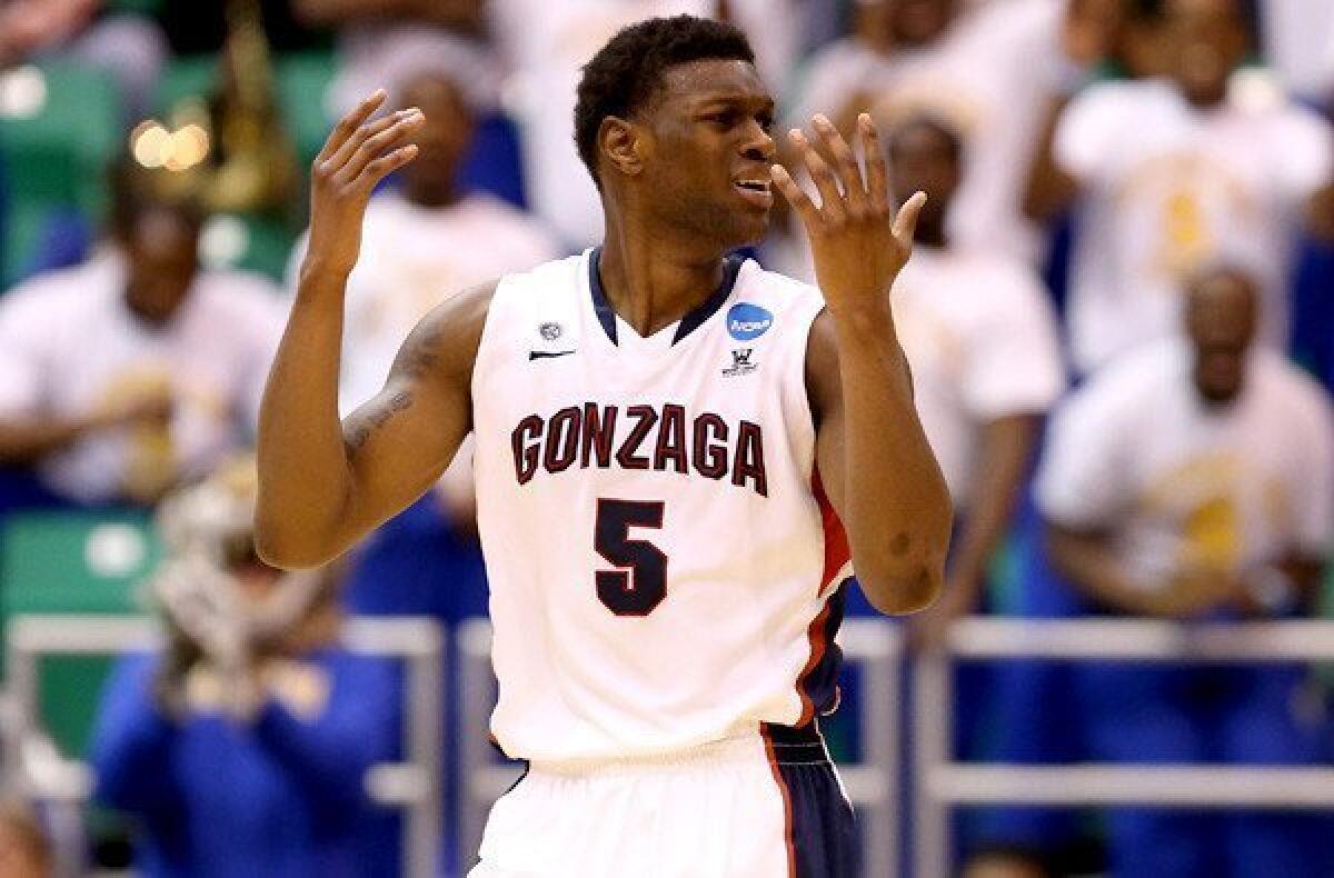 Gary Bell Jr. and Gonzaga were left with some anxious moments in a 64-58 victory over No. 16-seeded Southern on Thursday.
