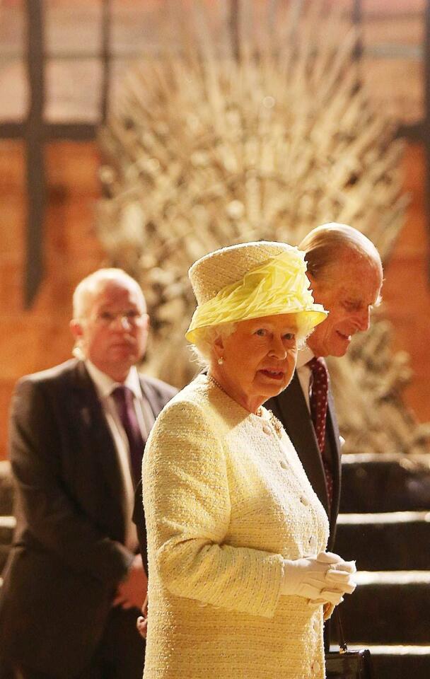 Queen Elizabeth visits 'Game of Thrones' set