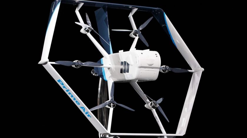 Amazon unveiled its newest drone design for its Prime Air fleet on Wednesday.