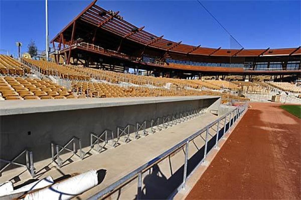 Camelback Ranch, the spring training home of the Dodgers and Chicago White Sox, could be used to host baseball games this season.