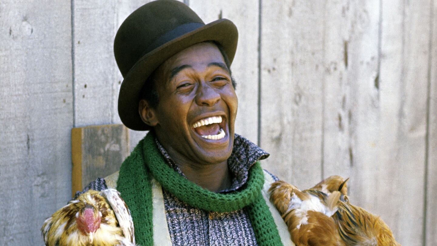 Then: Ben Vereen as Chicken George in a scene from ABC's "Roots," which aired in 1977.