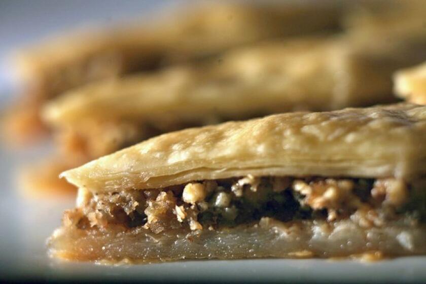 Our favorite baklava recipe. Click here for the recipe.