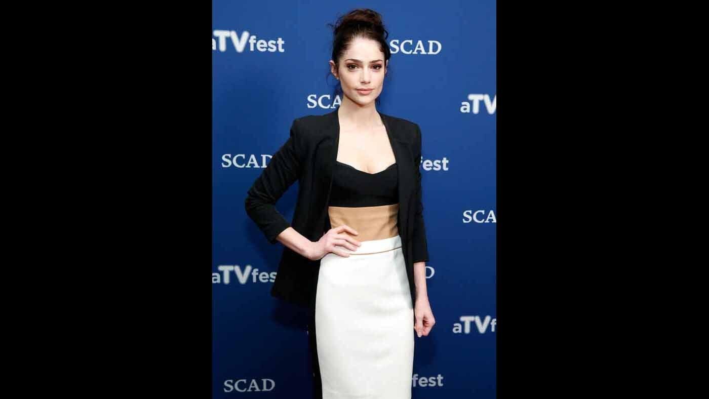 Janet Montgomery, shown at the "Salem" press junket during the aTVfest presented by SCAD in February, says she likes to be comfortable on the red carpet.