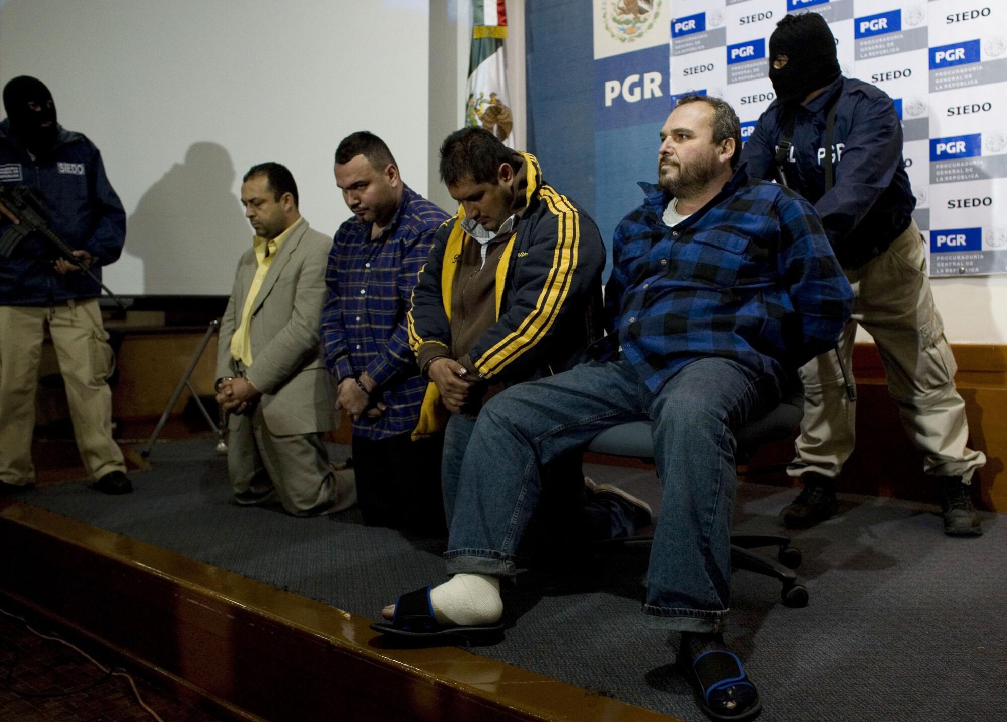 A man identified by Mexico's Attorney General's office as Jesus Zambada Garcia, known as Jesus "