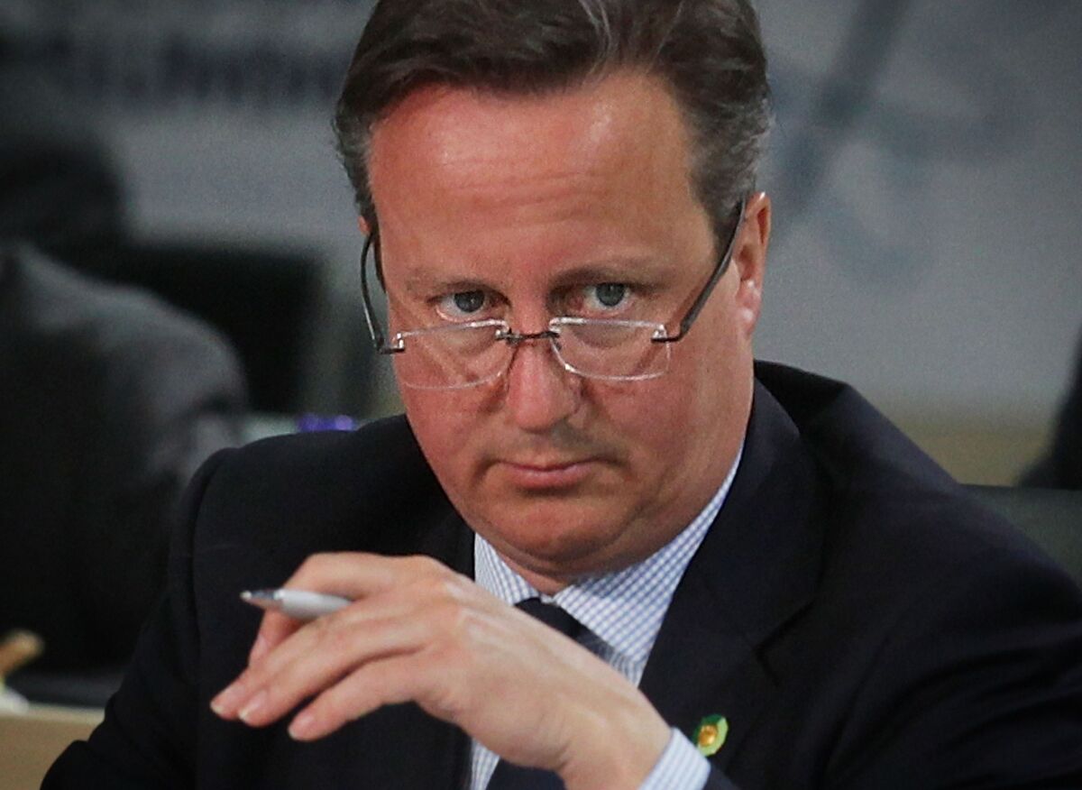 British Prime Minister David Cameron, whose father was named in the Panama Papers. (Alex Wong / Getty Images)
