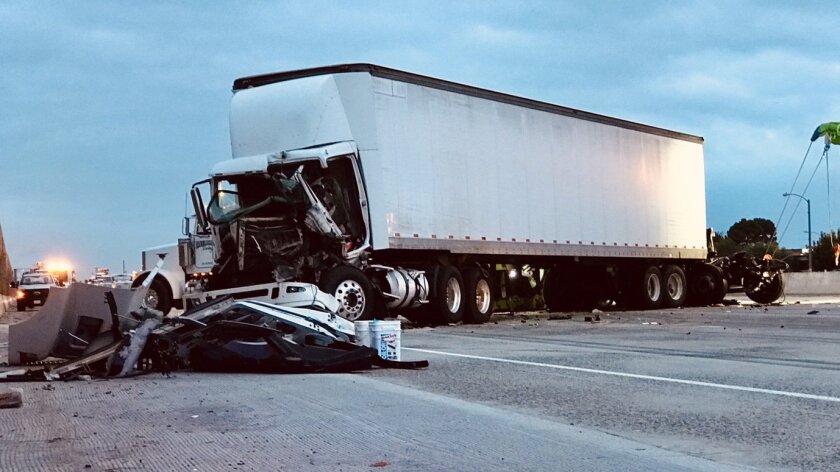 California Highway Patrol officers were  investigating the scene of a fatal big rig crash Thursday morning. 