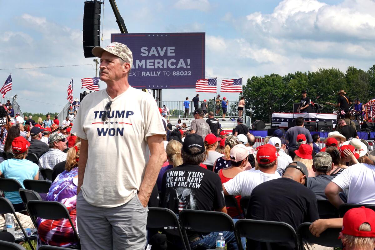 A Trump rally
