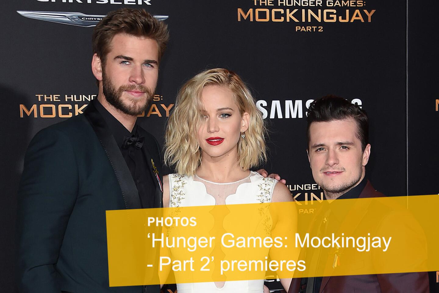 The Hunger Games: Catching Fire' premieres draw stars, crowds