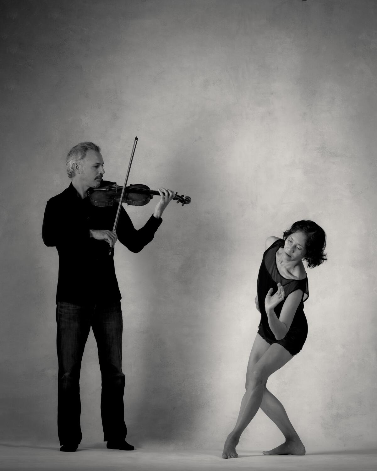 Musician Colin Jacobsen and dancer Maile Okamura