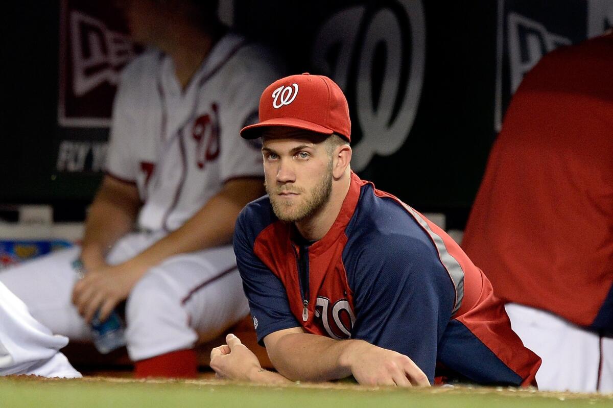 Baseball notes: Nationals' Bryce Harper begins rehab assignment - Los  Angeles Times